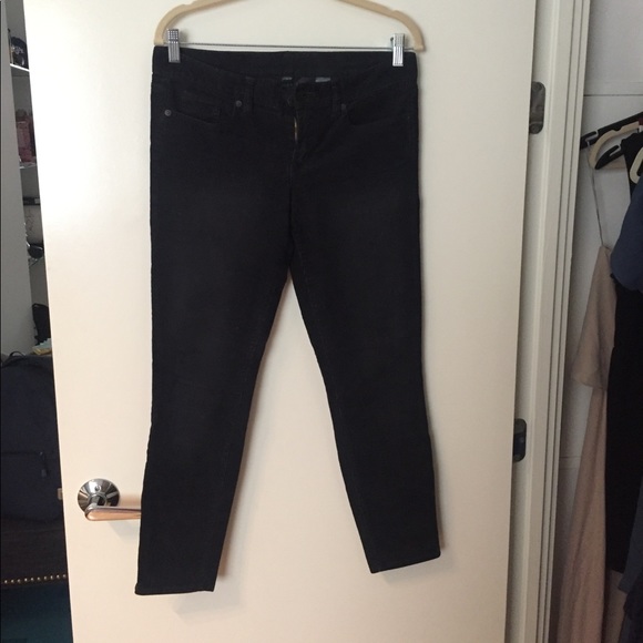J.Crew Cropped Dark Gray Corduroys, size 28 - Picture 1 of 3